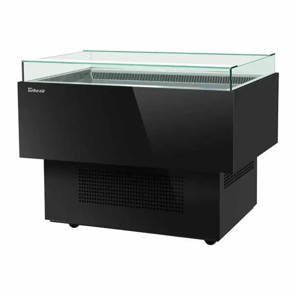Turbo Air TOS-50PN-B Open Black Sandwich and Cheese Display Case Merchandiser 50"W — view 2