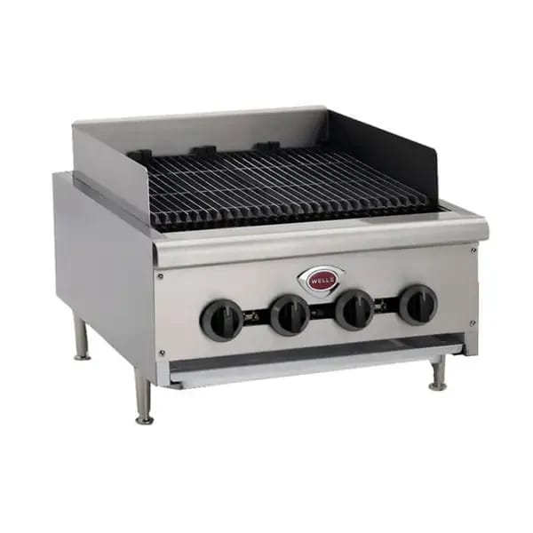 Wells HDCB-1230G Heavy Duty 40,000 BTU Radiant Gas Charbroiler 14"W — view 1