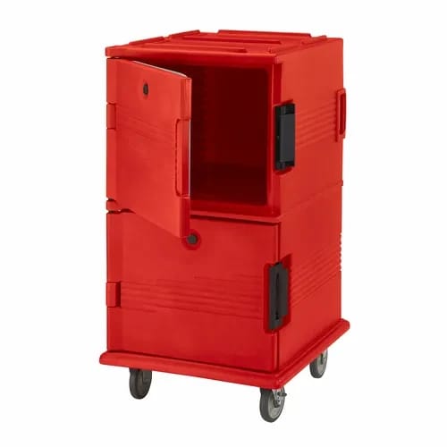 Cambro Ultra Cam Cart UPC1600158 Insulated Hot Red Front Loader Food Carrier — view 2