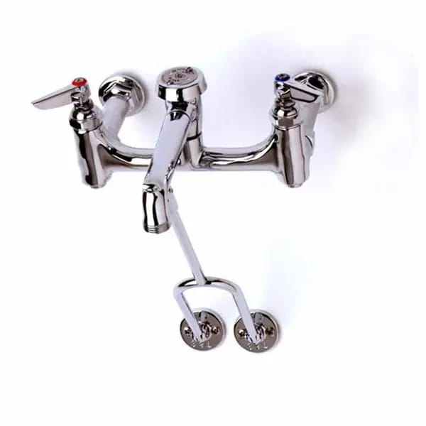 T&S B-0655-BSTP 8" Wall Mount Service Sink Faucet — view 2