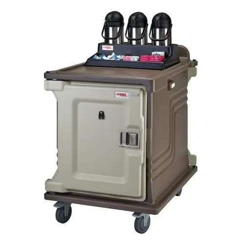 Cambro MDC1520S10D194 Granite Sand Meal Delivery Cart — view 2