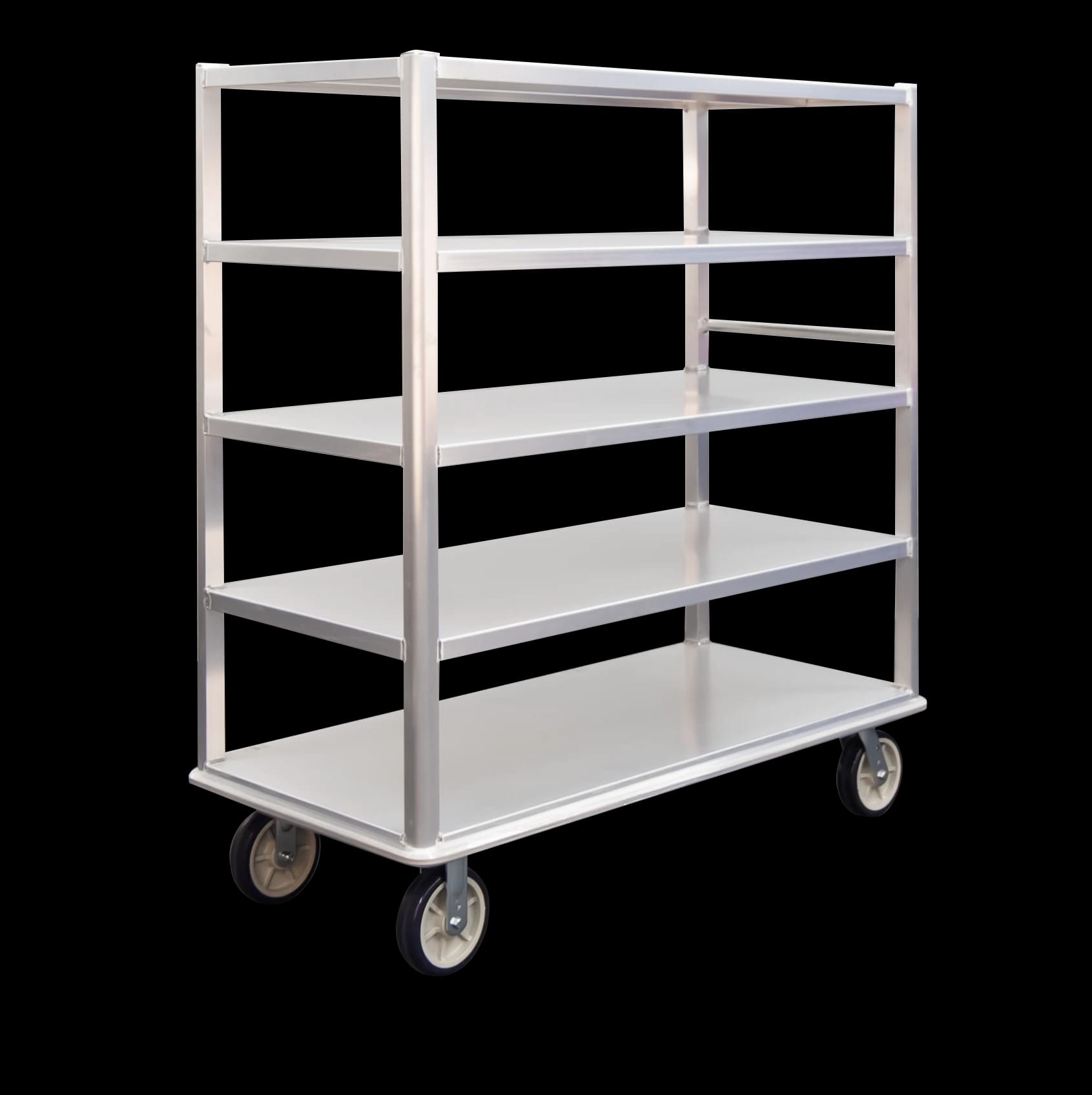 Carter-Hoffmann® T545 Freestanding Queen Mary Cart 3000 Pound Capacity 5 Shelves — view 2