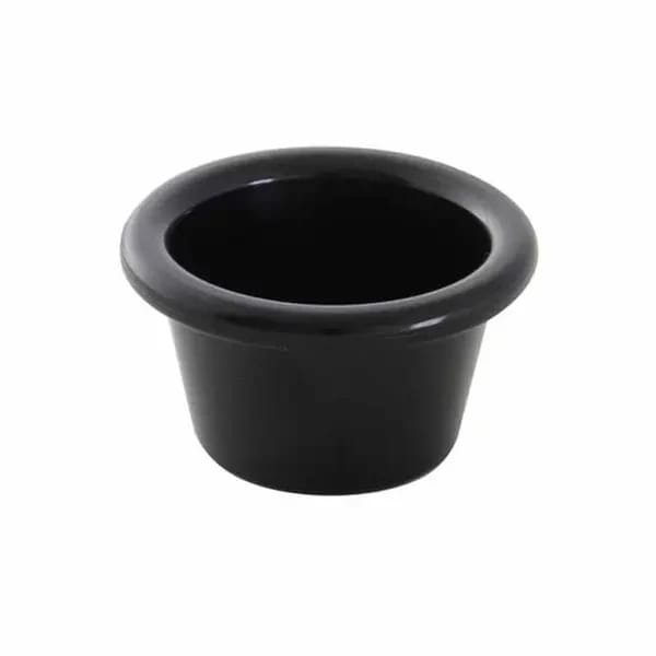 Thunder Group PL535BL1 1-3/4 oz. Black Plastic Ramekin | Case Of 12 — view 2