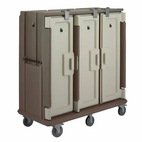 Cambro MDC1520T30194 Granite Sand Meal Delivery Cart — view 1