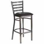 Flash Furniture XU-DG-TP0004-30-GG Silver Galvanized Steel Bar Stool — view 6