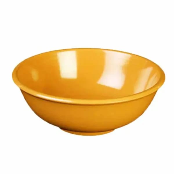 Thunder Group CR5807YW Yellow 32 oz. Melamine Salad Bowl | Case of 12 — view 2