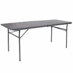 Flash Furniture DAD-YCZ-122R-GG 48" Granite White Plastic Top Folding Table — view 3