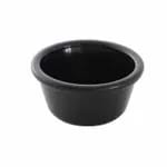 Thunder Group PL509BL1 2 oz. Fluted Black Plastic Ramekin | Case Of 12 — view 5
