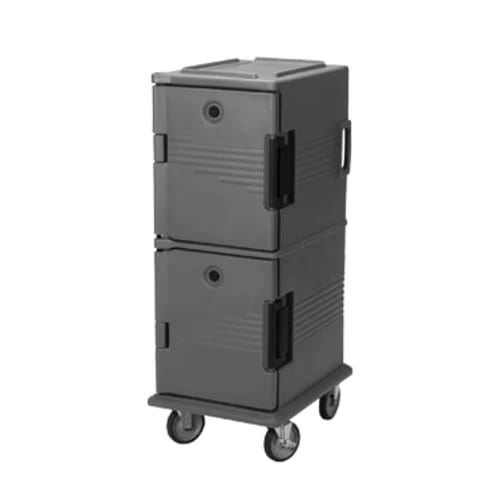 Cambro Ultra Cam Cart UPC800SP110 Insulated Black Front Loader Food Carrier — view 2