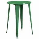 Flash Furniture CH-51090-40-BL-GG Round Bar Height Metal Blue Table — view 4