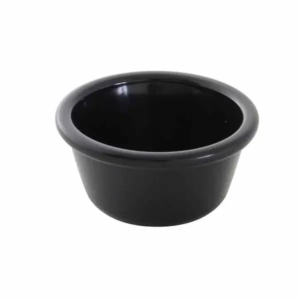 Thunder Group PL537BL1 3 oz. Black Plastic Ramekin | Case Of 12 — view 1