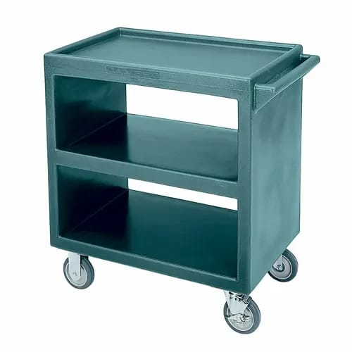 Cambro BC230401 3-Shelf 500 Lb. Capacity Slate Blue Utility Bus Cart — view 1