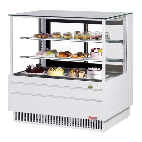 Turbo Air TCGB-48UF-W-N Refrigerated White Bakery Display Case 48-1/2"W — view 1