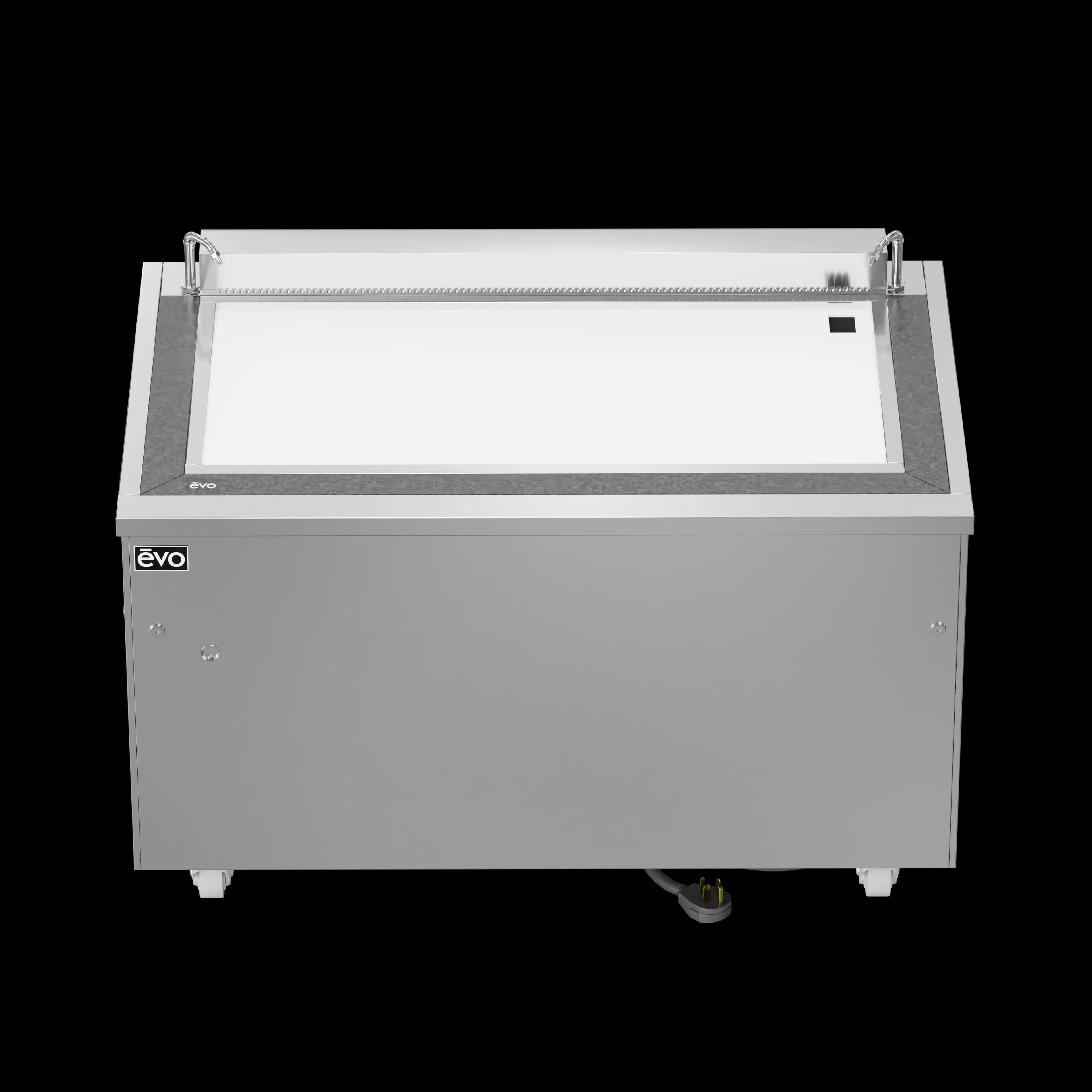 EVO 10-0600-EVT Electric Freestanding Griddle 48 Inch Wide Digital Control Rectangle Polished Steel Thick Plate Heavy-Duty — 208V, 3PH — view 4