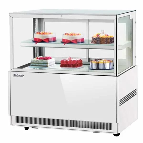 Turbo Air TBP48-46FN-W Refrigerated White Bakery Display Case 47-1/4"W — view 1