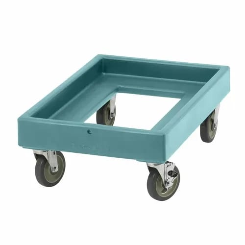 Cambro Camdolly CD300401 Open Frame Slate Blue Food Carrier Dolly — view 1