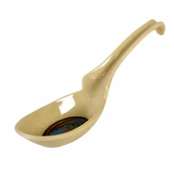 Thunder Group 7100J Wei 1 oz. Melamine Asian Soup Spoon | Case of 60 — view 1