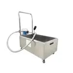 Patriot PT-GF100KLP Liquid Propane 40 lb. Open Pot Floor Fryer with Casters 90,000 BTU — view 4