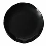 Thunder Group RF1020BW Black Pearl 20" Melamine Plate | Case of 2 — view 4