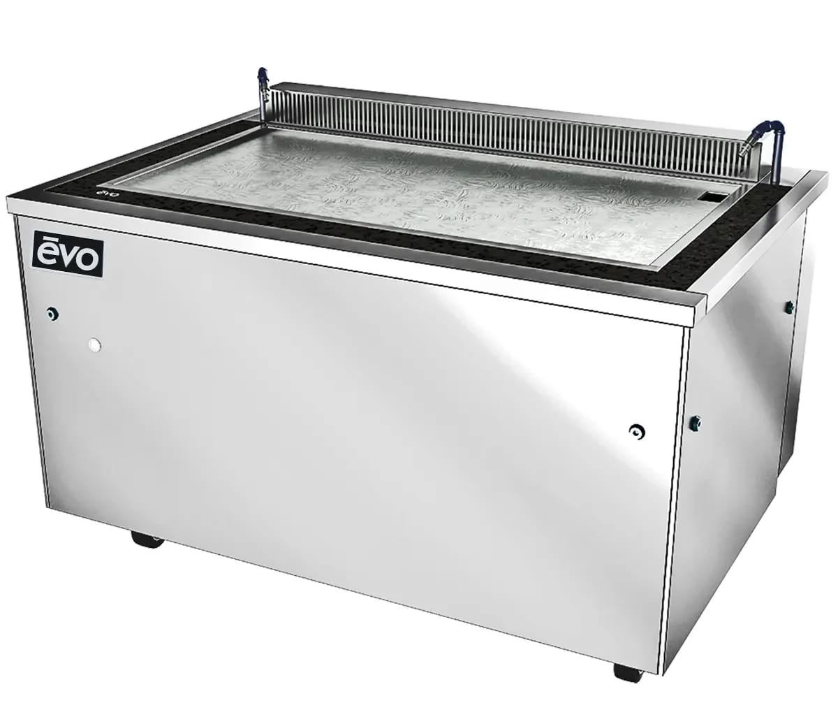EVO 10-0600-EVT Electric Freestanding Griddle 48 Inch Wide Digital Control Rectangle Polished Steel Thick Plate Heavy-Duty — 208V, 3PH — view 1