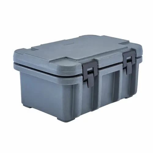 Cambro Ultra Pan Carrier UPC180191 Granite Gray Top Loader 8" Deep — view 2