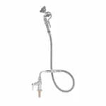 T&S B-1156 4" Wall Mount Workboard Faucet with 8" Swing Spout Nozzle and Spray Hose — view 5