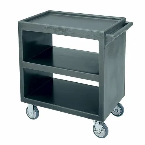 Cambro BC230191 3-Shelf 500 Lb. Capacity Granite Gray Utility Bus Cart — view 1