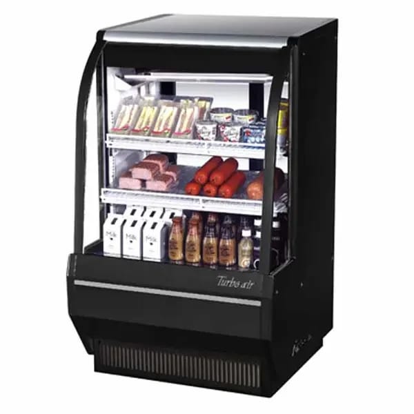 Turbo Air TCDD-36H-B-N Refrigerated Black Deli Case 36-1/2"W — view 1