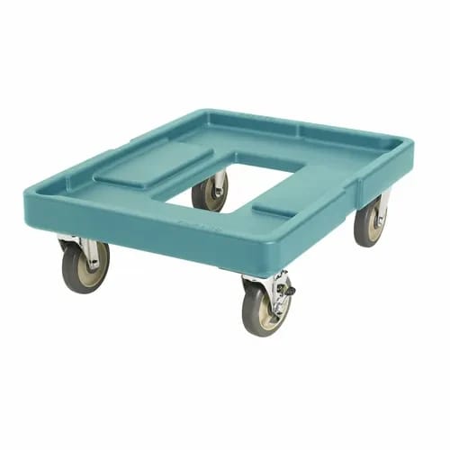 Cambro Camdolly CD400401 Open Frame Slate Blue Food Carrier Dolly — view 1