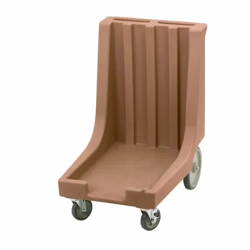 Cambro Camdolly CD1826HB157 Coffee Beige Food Carrier Dolly With Handle — view 2