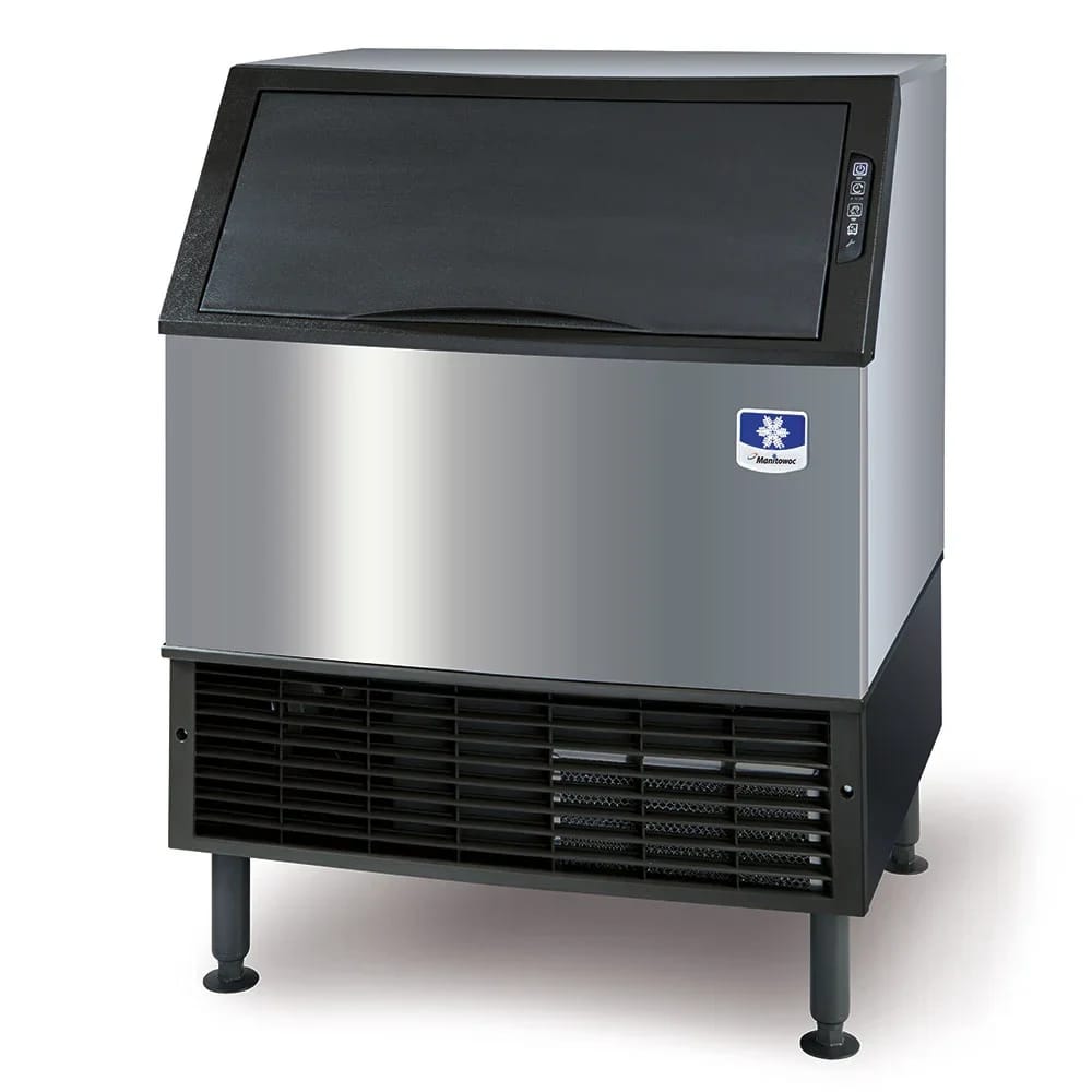 Manitowoc UYF0310A NEO Undercounter Half Dice Ice Machine Head and Bin 290 lb/24 hr Air-Cooled — view 1