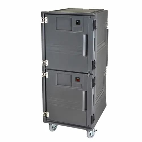Cambro Pro Cart Ultra PCUPPSP615 Insulated Charcoal Gray Front Loader Food Carrier — view 2