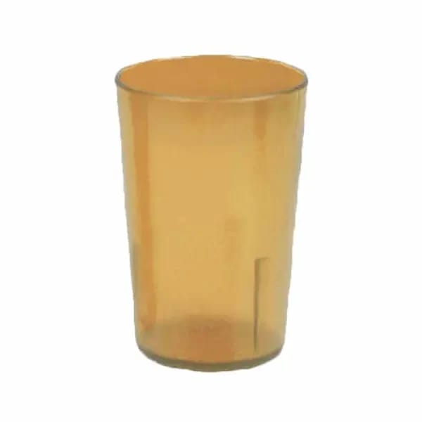 Thunder Group PLTHTB010A Amber 9-1/2 oz. Plastic Tumbler Glass | Case of 12 — view 2