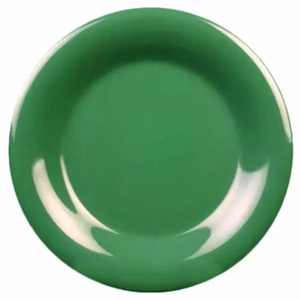 Thunder Group CR007GR Green 7-5/8" Melamine Plate | Case of 12 — view 1
