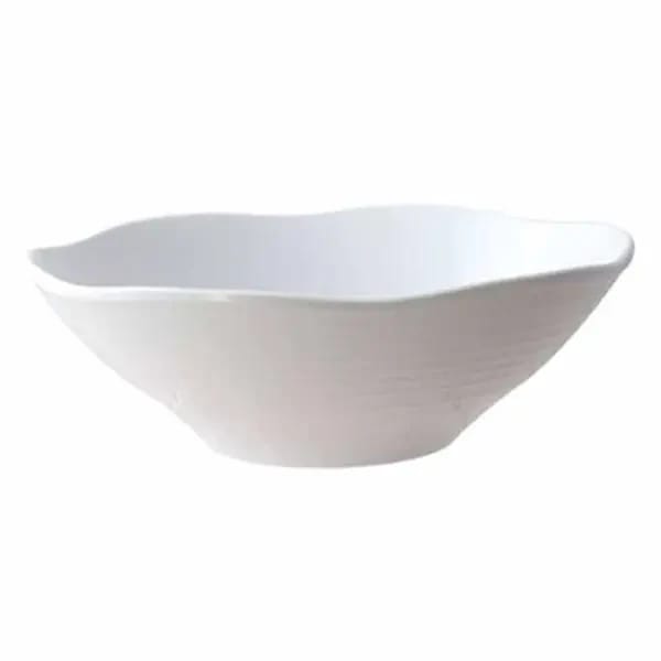 Thunder Group 39093WT Classic White 45 oz. Melamine Soup Bowl | Case of 12 — view 1