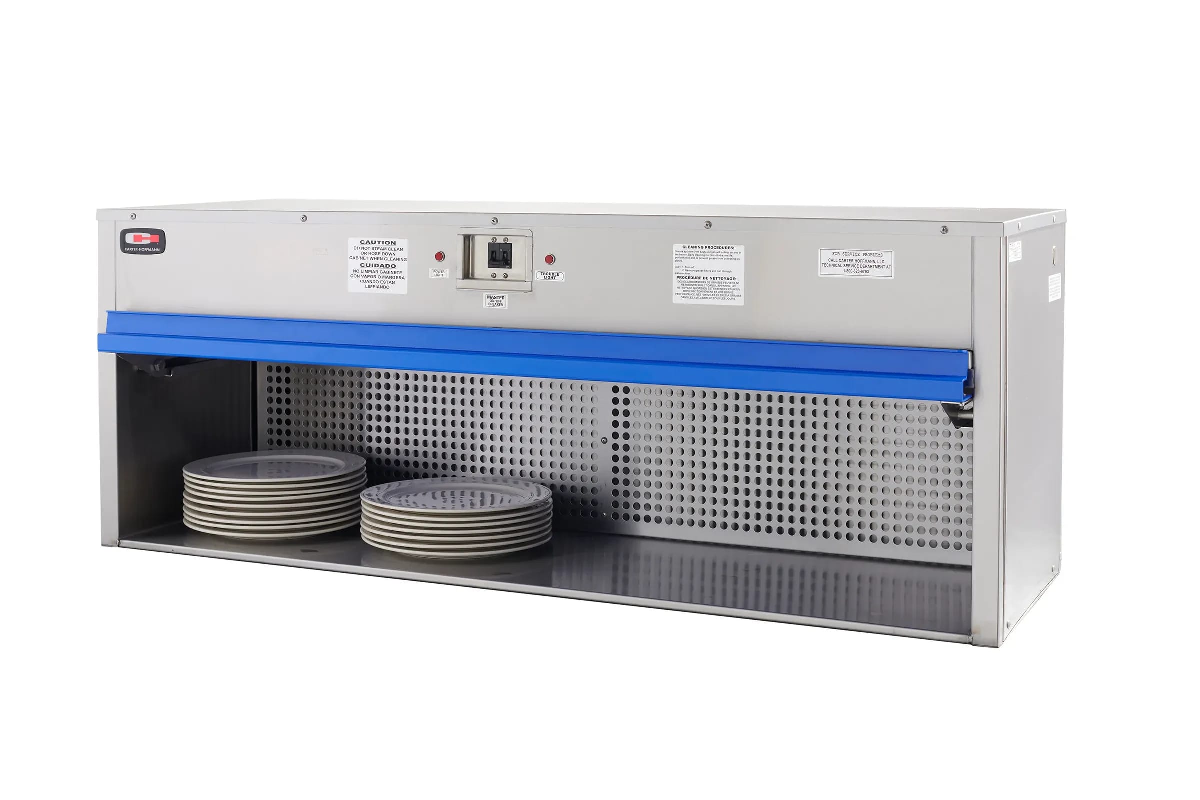 Carter-Hoffmann® HP58 Shelf Mount Plate Warmer 58 Inch Wide 12.75 Inch Max Plate Size 280 Pound Max Weight — view 1