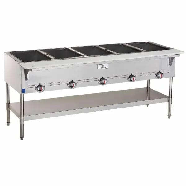 Sentinel SN-GBM-5NG 5-Well Natural Gas Hot Food Steam Table 72-1/2"W — view 2