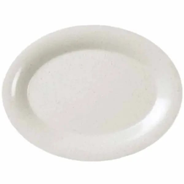 Thunder Group AD211WS San Marino 11-1/2" x 8" Oval Melamine Platter | Case of 12 — view 2