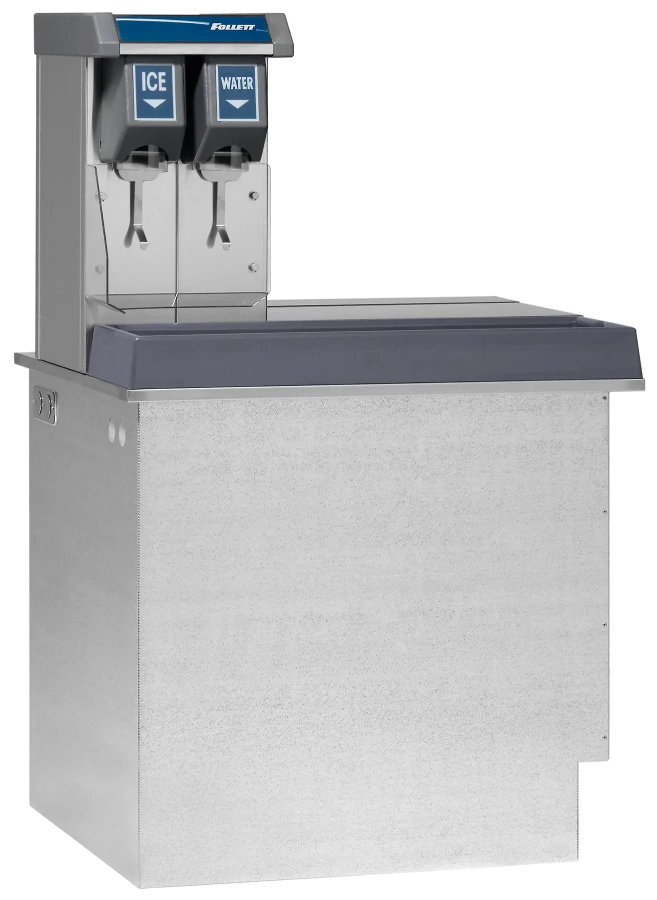 Follett Vision™ Series VU155N0LL Drop-In Ice and Water Dispenser 150 Pound Storage Lever Dispense Cube, Nugget Style Ice — 115V, 1PH — view 1