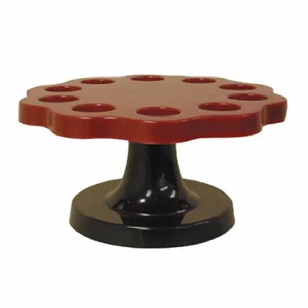 Thunder Group 53 Plastic Sushi Hand Roll Rack with 10 Cavities — view 2