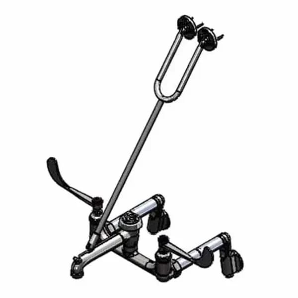 T&S B-0655-04 8" Wall Mount Service Sink Faucet — view 2