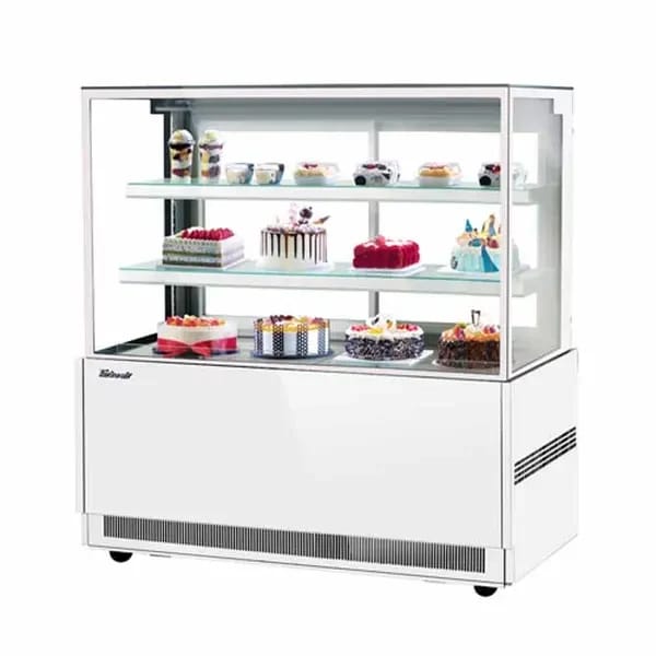 Turbo Air TBP60-54NN-W Refrigerated White Bakery Display Case 59"W — view 1
