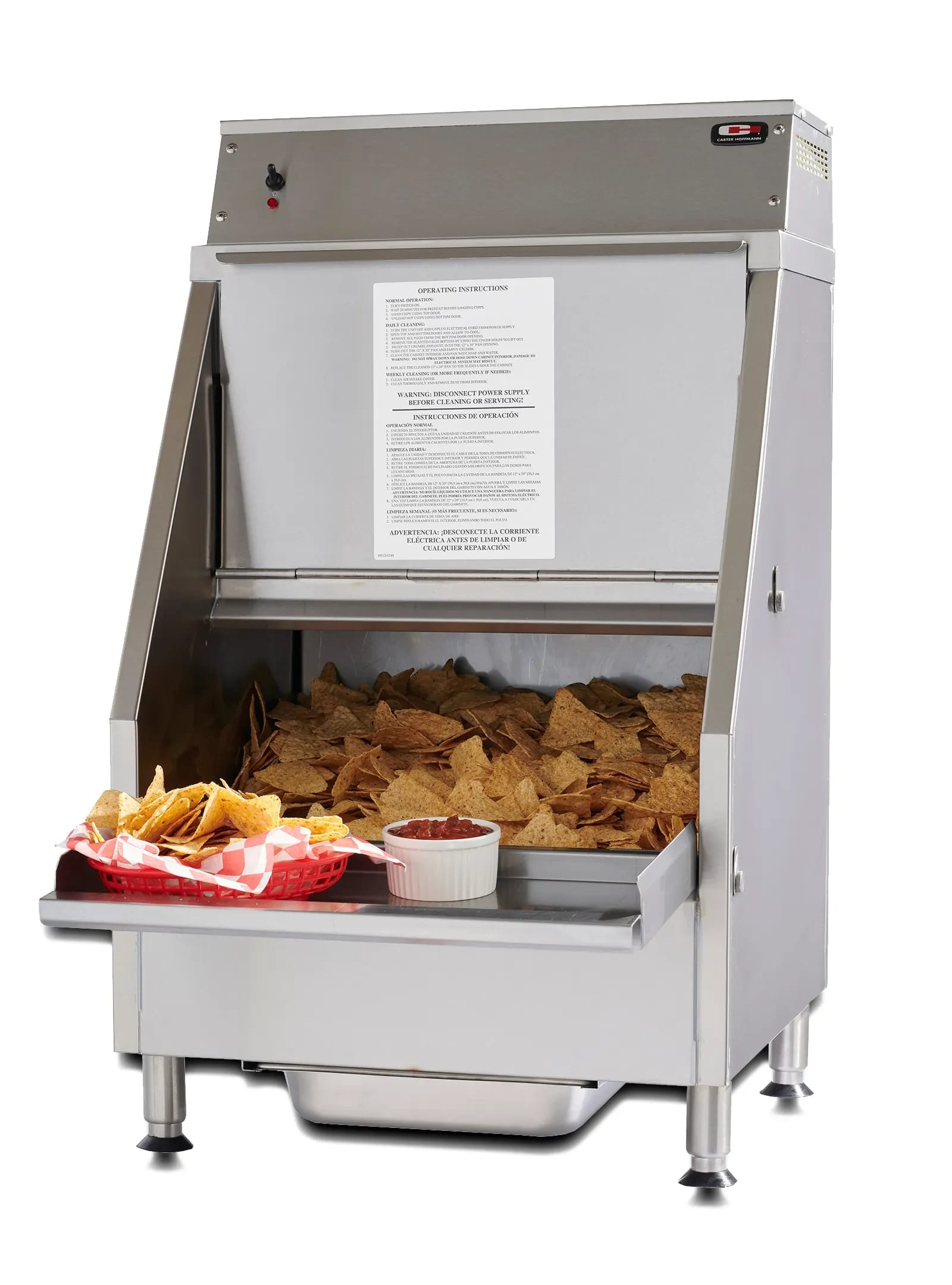 Carter-Hoffmann® CW2E Countertop Chip Warmer/Dispenser 22 Gallon — 120V, 1PH — view 1