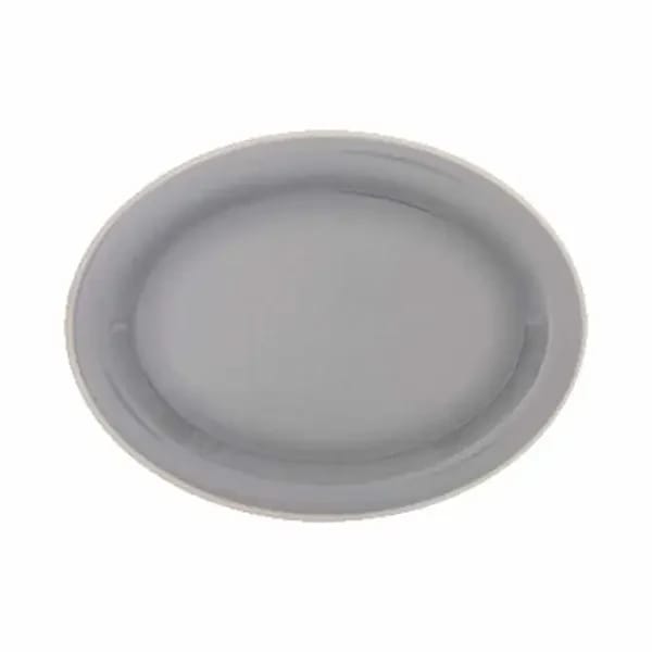Thunder Group DM212H Graham 12" x 9" Oval Melamine Platter | Case of 12 — view 1