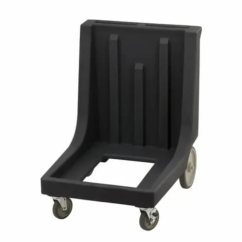 Cambro Camdolly CD1826MTCHB110 Open Frame Black Food Carrier Dolly With Handle — view 1