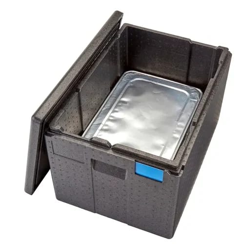 Cambro Gobox EPP180XLTSW110 Black Top Loader 8" Deep — view 2
