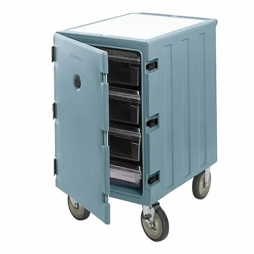 Cambro Camcart 1826LBC401 Insulated Slate Blue Front Loader Food Carrier — view 2