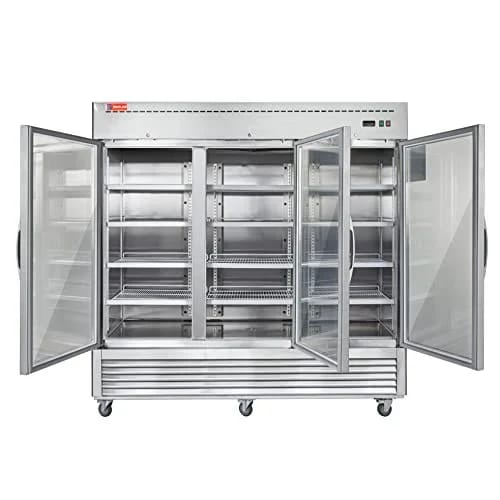 Westlake WKR-82BG Glass Door Merchandiser Refrigerator 3 Door 33-40°F — view 2