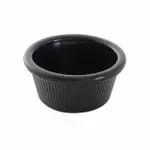 Thunder Group PL509BL1 2 oz. Fluted Black Plastic Ramekin | Case Of 12 — view 4