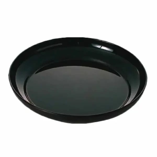 Thunder Group RF1112B Black Pearl 12" Round Melamine Platter | Case of 6 — view 2
